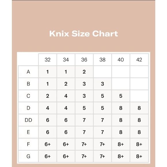 Knix evbra101 size 8+ - nude - Picture 9 of 9